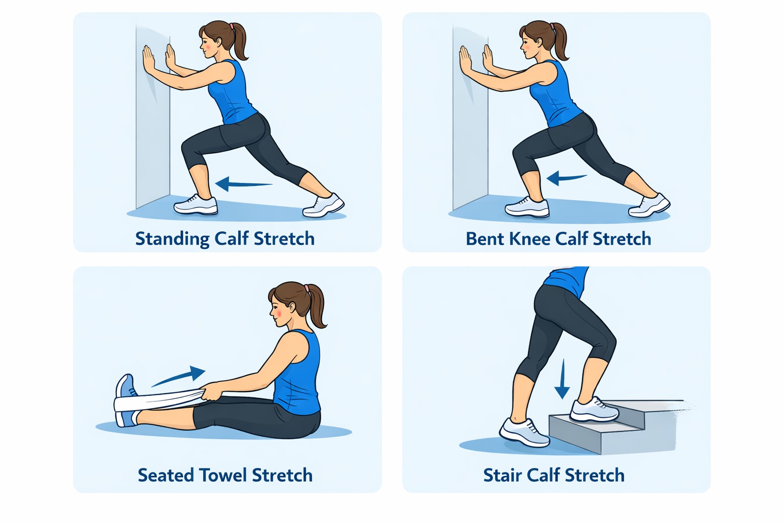 Calf Stretch Diagram