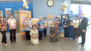 Maternity and Health Visiting staff in Omagh Hospital