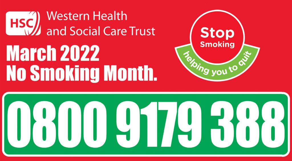 Make March your month to quit smoking Western Health & Social Care Trust