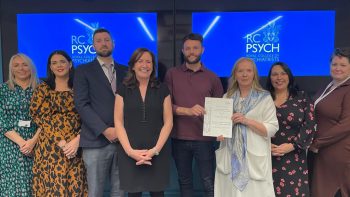 Ciaran Sharkey and Team at Royal College of Psychiatrists Awards