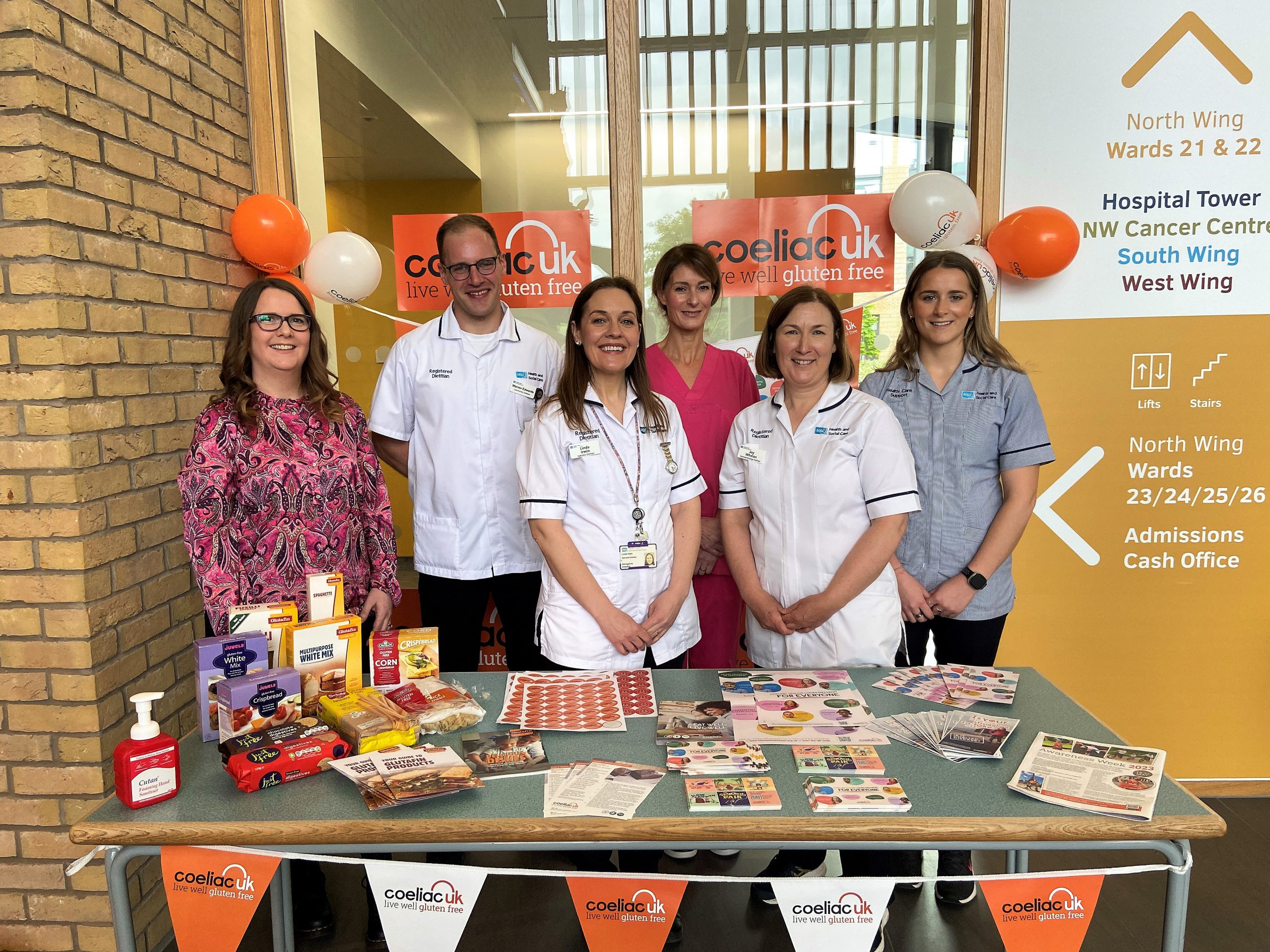 Coeliac Awareness Week Information Stand Altnagelvin Hospital