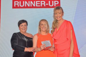 Rita Devlin; Tracy Miller; Donna Fitzsimons at the 2023 RCN Nursing Awards