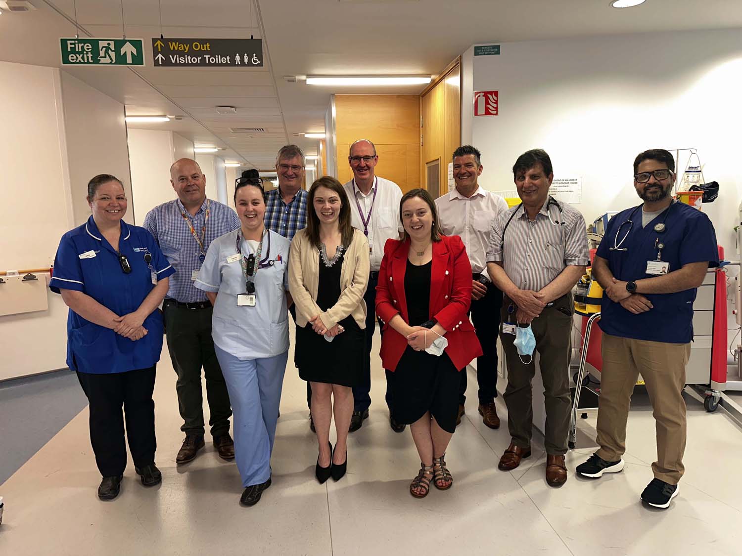 Swah All Party Group Meet With Staff And Patients At South West Acute Hospital Western Health