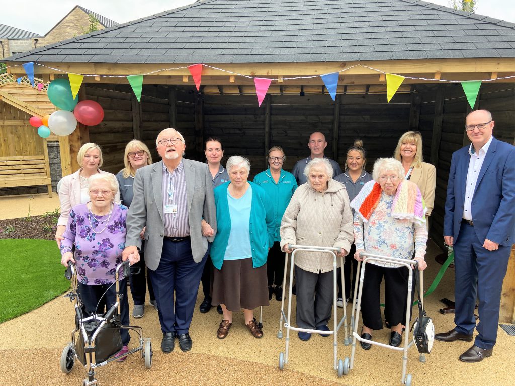 Beautiful Dementia Garden opens at Greenfield Residential Home ...