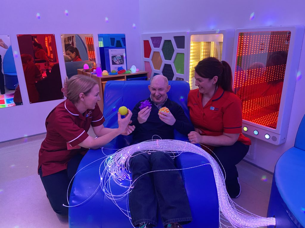 Learning Disability Acute Liaison Nurse; Emer Ferguson, Service User Patrick and ED Lead Nurse; Emma Meegan