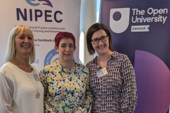 Sandra Knox, Deputy Sister, Emergency Department at the South West Acute Hospital, Enniskillen; Carol Walmsley, Student Nurse and Tracy McGilligan, Lead Nurse for Education, Western Trust