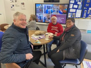 arents/Carers and service user enjoying the Winter Wonderland