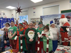 Service Users singing carols