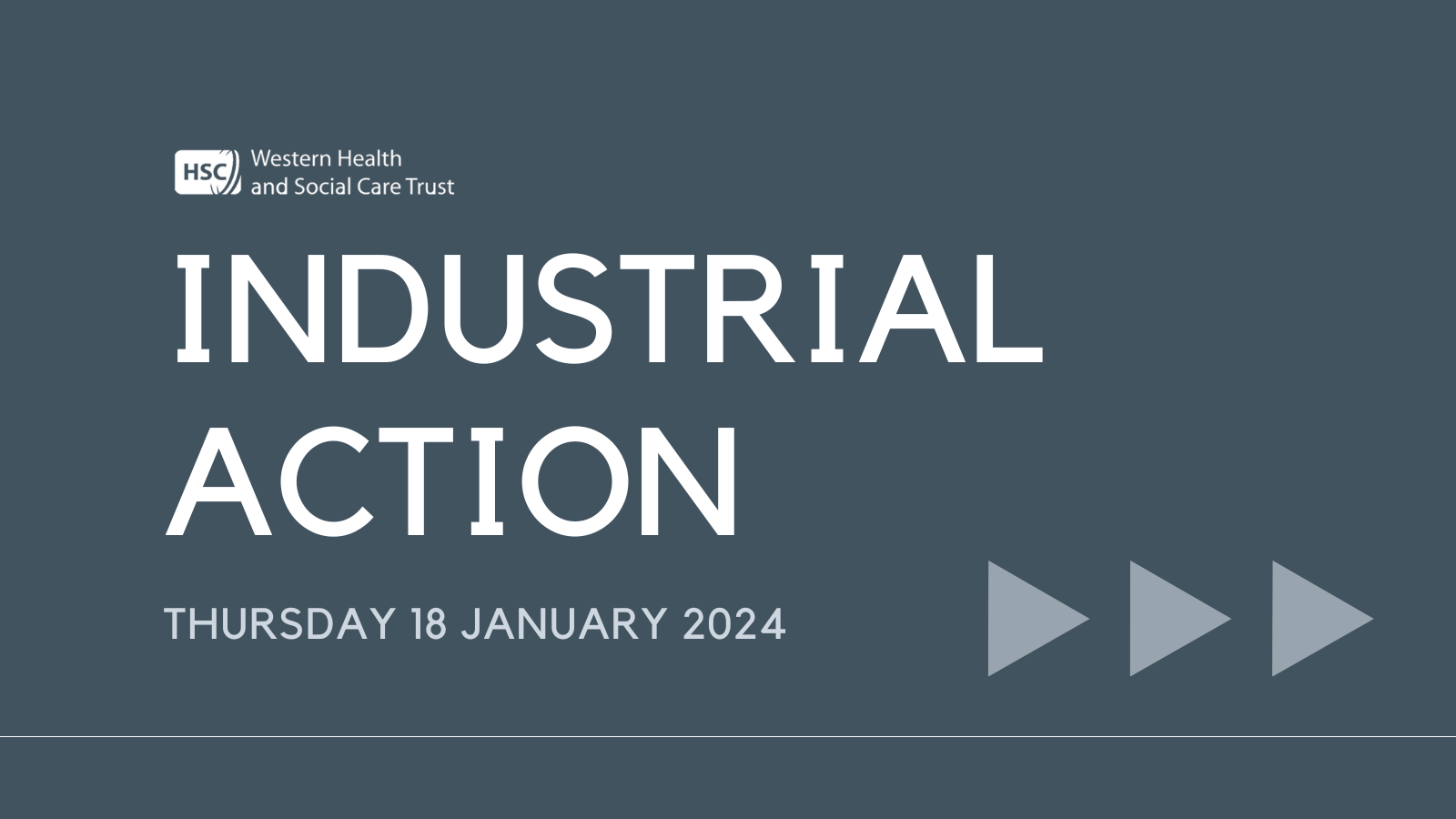 Industrial Action 18 January 2024 Western Health Social Care Trust   IA1 18 Jan 2024 