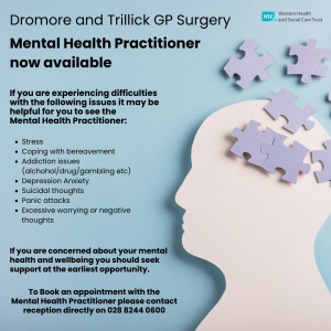 Dromore and Trillick GP - Mental Health Practitioner Service