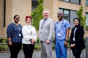 Health Minister Pictured With MedEdWest Trainee Doctors