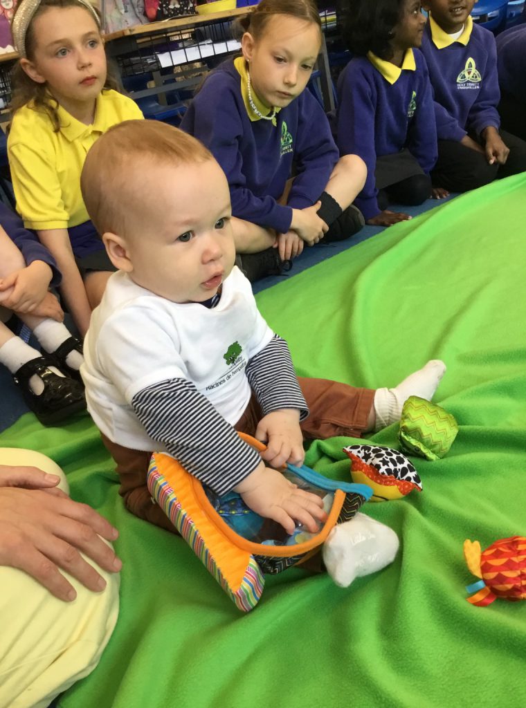 ROE Programme baby Eli at Holy Trinity PS Enniskillen