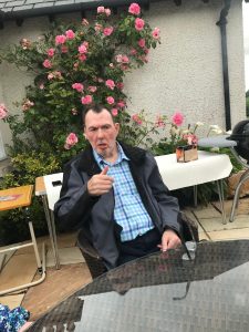 Service User Enjoying The Summer Party At Mantlin Court