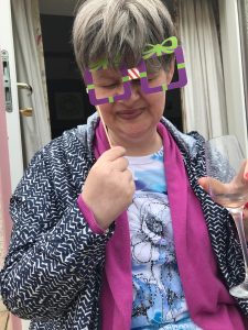 Service User Enjoying The Summer Party At Mantlin Court