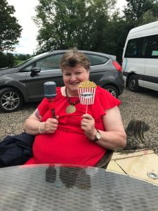 Service User Enjoying The Summer Party At Mantlin Court