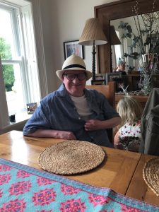 Service User Enjoying The Summer Party At Mantlin Court