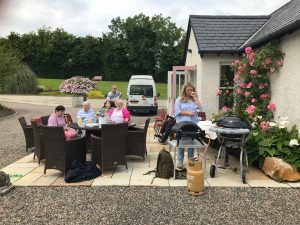 Service Users Enjoying The Summer Party At Mantlin Court