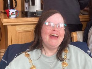 Valley Centre Service User at the Guildhall