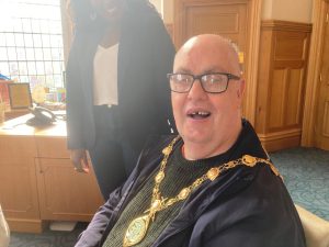 Valley Centre Service User at the Guildhall