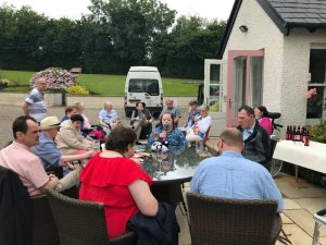 Service Users enjoying the Summer Party