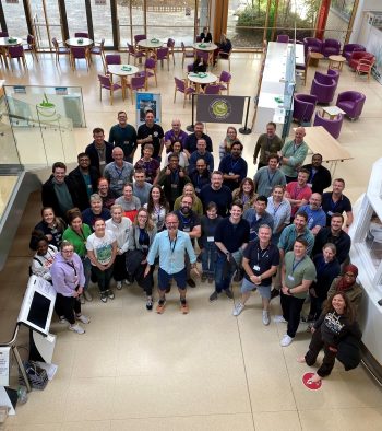 Large group photo of delegates at European Trauma Course South West Acute Hospital