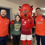 Clara Logue With MUFC Foundation Team