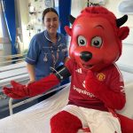 Nurse Caoimhe De Faoite Children Ward Checking Out Fred The Red's Blood Pressure