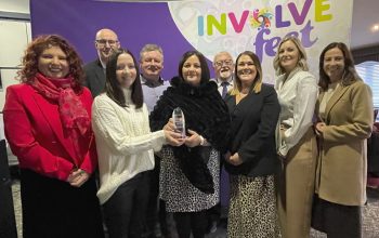 Winning Team Children And Young People’s Autism Service, Early Intervention Service (EIS) presented with Davin Corrgigan Award