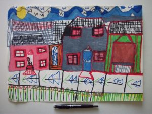Artwork by client with Schizophrenia