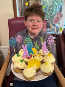 Creamery House Service User with easter treats