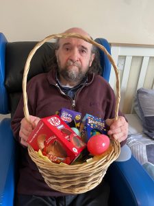 Creamery House Service User with an Easter Hamper