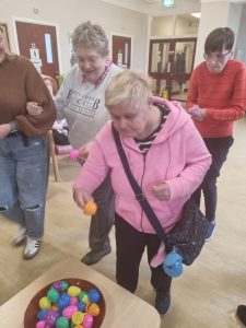 Service Users at their Easter Party