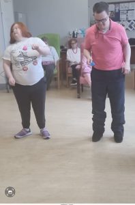 Service Users at their Easter Party