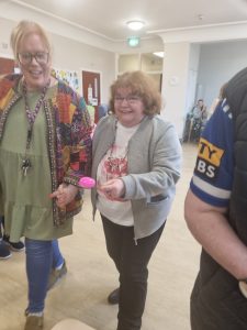 Service Users at their Easter Party