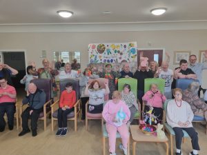 Service Users at their Easter Party