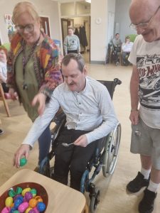 Service Users at their Easter Party