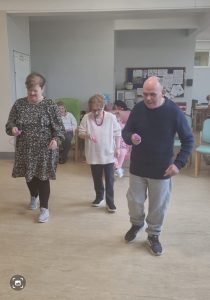 Service Users at their Easter Party