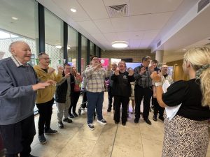 Members of Lilliput performing at the Resources Launch at NWCC