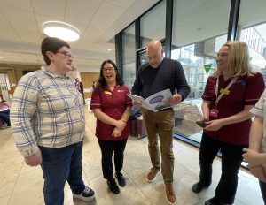 Members of Lilliput and Western Trust Staff at the Resources Launch at NWCC and representative from Department of Health