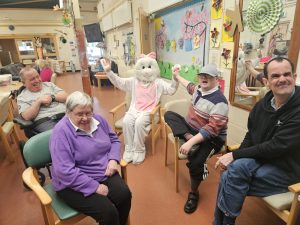 Kesh Day Centre service users Enjoy Easter Bunny Visit