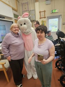 Kesh Day Centre service users Enjoy Easter Bunny Visit