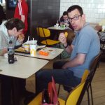 Service Users on a trip to McDonald's