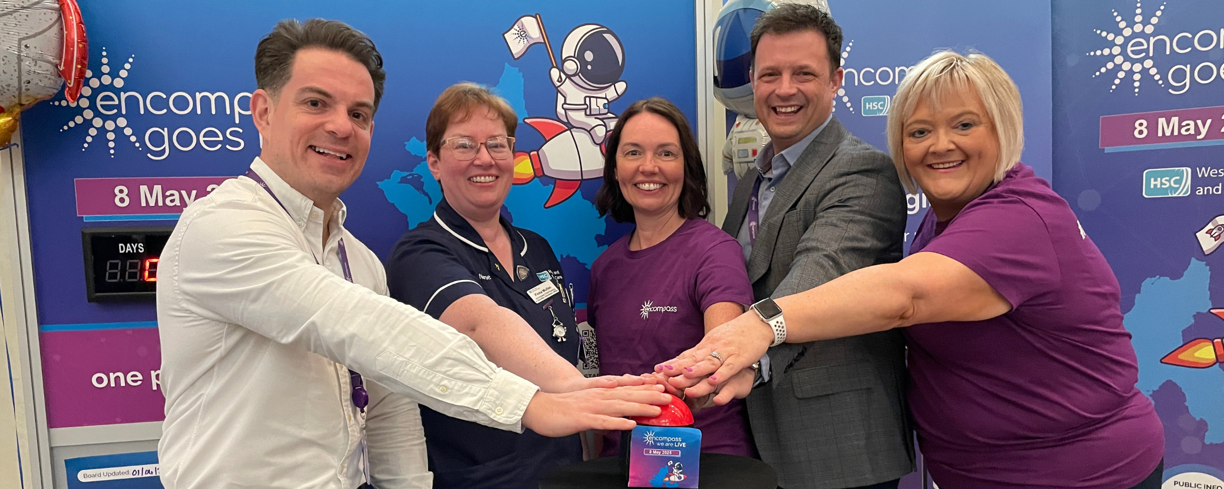 encompass professional leads at encompass go live Altnagelvin Hospital