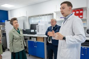 HRH Princess Royal meeting staff at CTRIC