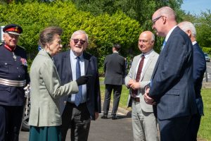 HRH Princess Royal meeting staff at CTRIC