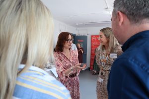 Staff pictured at the roundtable event