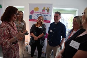 Staff pictured at the roundtable event