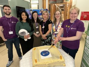 Cake Cutting at the Go-Live event SWAH