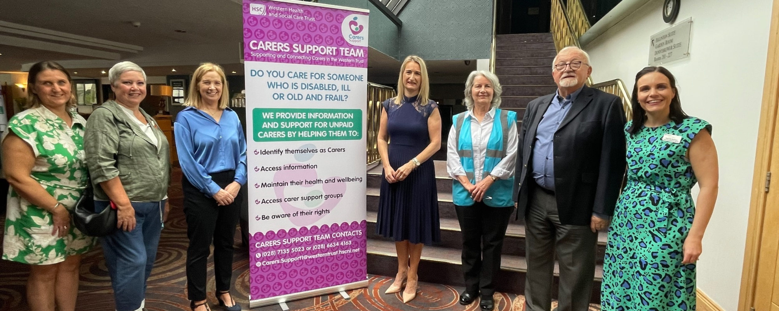 Staff at the Derry Carers Event
