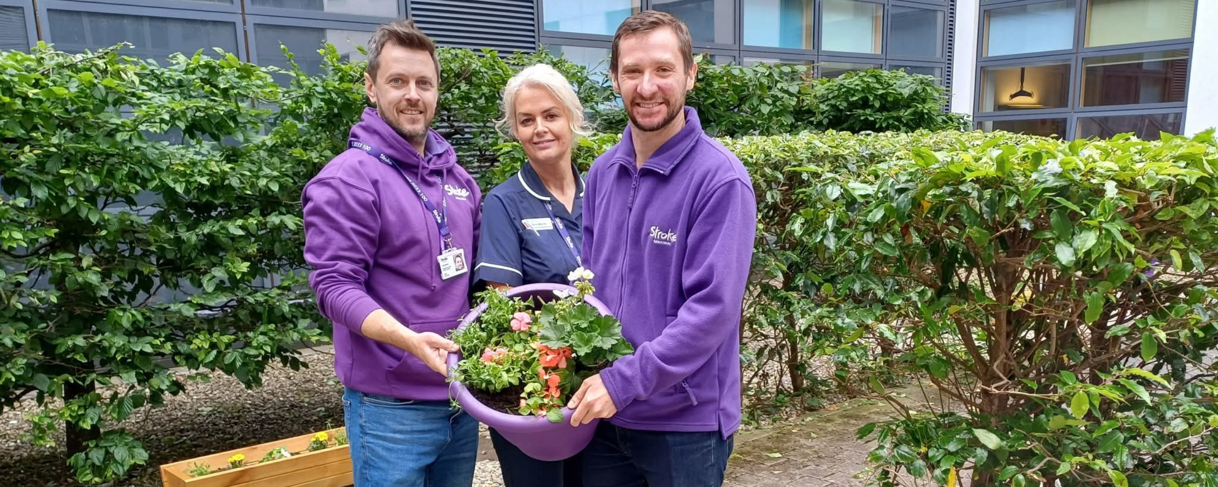 Launch of the new stroke garden in Altnagelvin